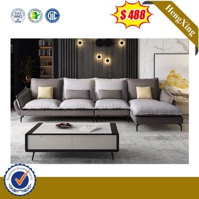 Chinese Factory L-Shape Sofa Bed Home Living Room Furniture Leather Sofa