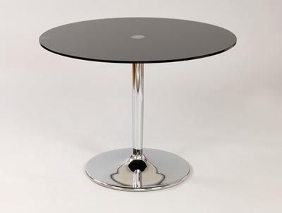 Black Glass Table on Becks Black Glass Table
