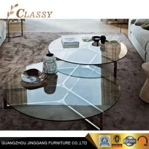 Chinese Furniture Living Room Glass Coffee Table