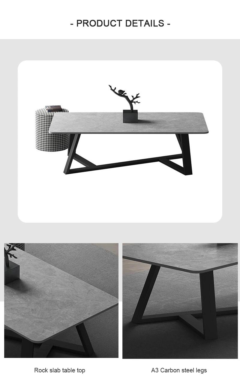Outdoor Hotel Designer Rectangle Coffee Table Furniture for Living Room