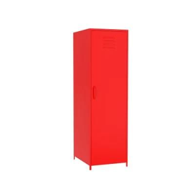 Kids Metal Storage Locker Steel Locker, Steel Cabinet with Key and Lock, Kids Toy Safe Storage for Home and School