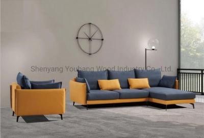 Divano Angolare Nordic Modern Sofa Set Designs Living Room Furniture Sofas with Metal Leg Modernos E Luxuosos