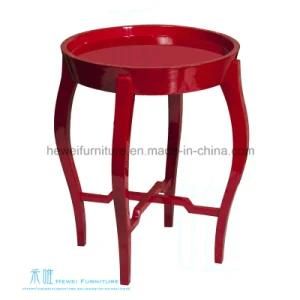 Chinese Mix European Style Wood Side Table (round) Dw-2111t
