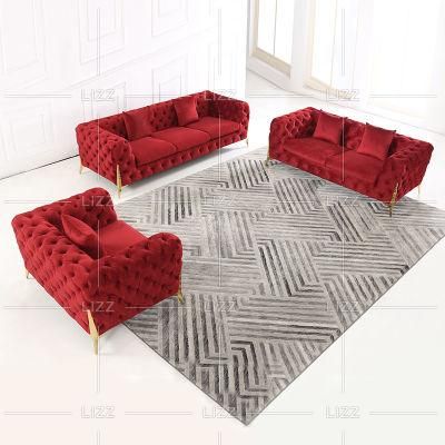 Modern Home Furniture Living Room Fabric Sofa by China Lizz Furniture