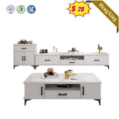 Classic Modern Home Furniture Wooden Living Room Cabinet White Color TV Stand
