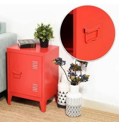 Living Room Furniture Design Metal Beside Table Storage Cabinet