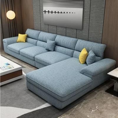 Disposable Nano Technology Cloth Sofa Living Room Nordic Small Apartment Removable and Washable Latex Simple Modern Fabric Sofa