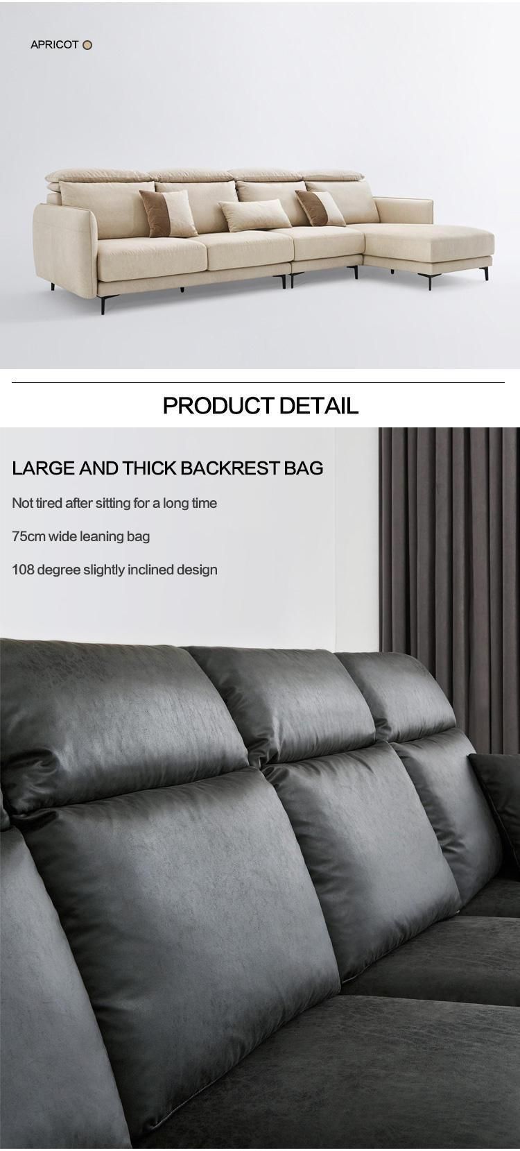Linsy Modern Living Room Home Technology Fabric Corner Sofa S060