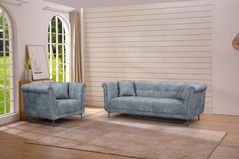 Nova Jssc021 Living Room Furniture New Corner Sofa Couch Set Luxury 3 Seater Sofa