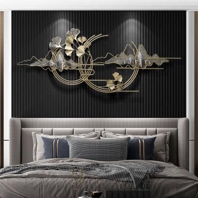 Vivid and Elegant Modern Northern Europe Iron Art Light Luxury Wall Decoration
