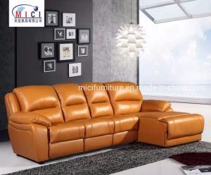 Modern Living Room Leather Sofa Home Cinema