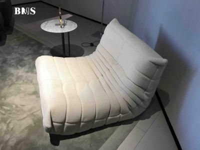 Home Furniture Wholesale Factory Caterpillar Fabric Modern Single Seat Sofa
