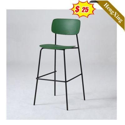 Modern Design Hotel Wedding PU Dining Plastic Folding Leisure Visitor Bar Stool Chair