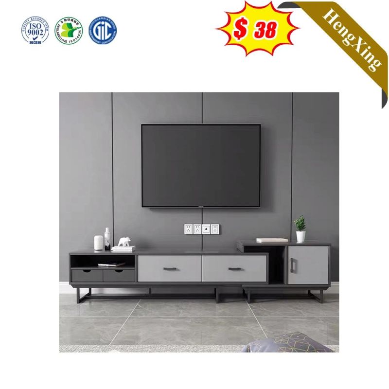 Modern Simple Light Grey Color Design Living Room Home Furniture Storage Drawers TV Stand