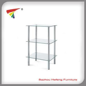 Square Glass Corner Table (C14)