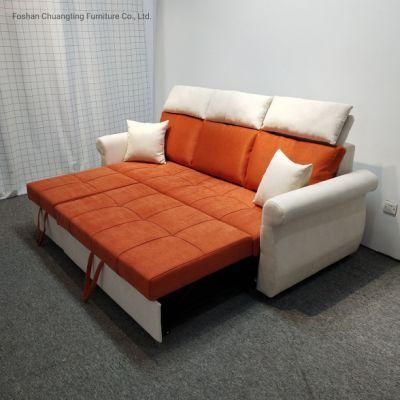 Mix Color Three Seater Sofabed with Elegant Design