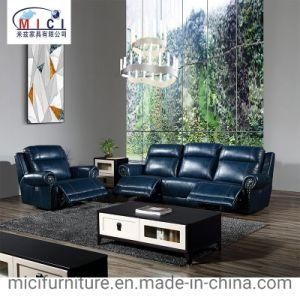 Home Furniture Combination Theater Recliner Leather Sofa Set