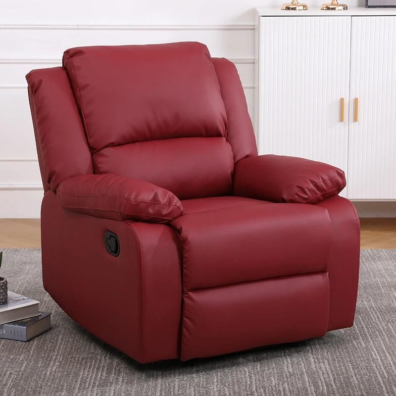 Living Room Furniture Leather Recliner Sofa Single Chair