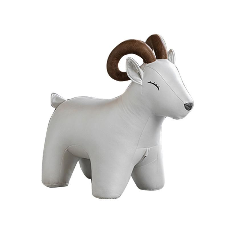 Li&Sung Hot Sale Comfortable Children Cute Goat Shape Stool
