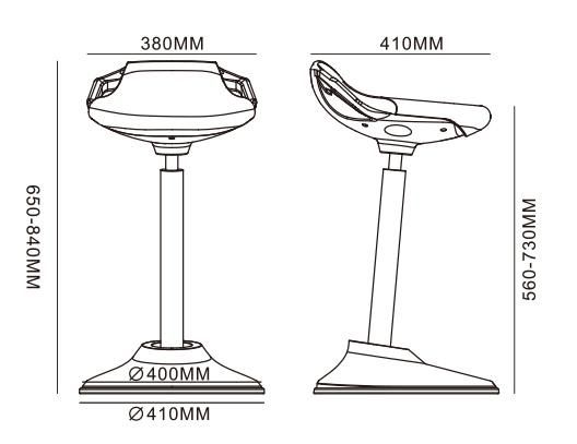 Ergonomic Adjustable Standing Desk Stool