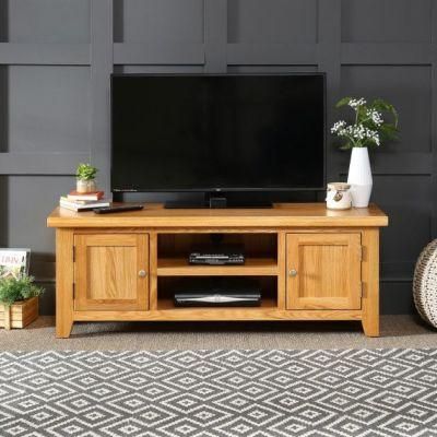 Modern Design Living Room Furniture Hot Sale TV Stand Storage Cabinet/Oak Medium TV Unit - up to 60&quot; TV Size