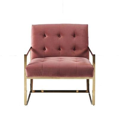 Modern Style Living Room Furniture Fabric Armrest Single Sofa Chair