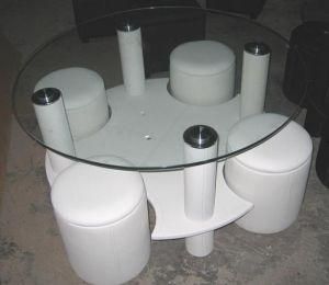 Modern Glass &amp; MDF Coffee Table (XYMCT-179)