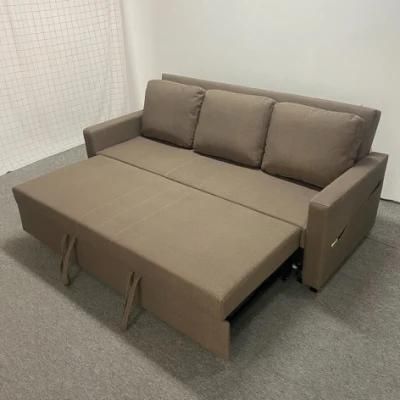 Folding Sofa Small Apartment Multi-Functional Sofa Bed Fabric Removable