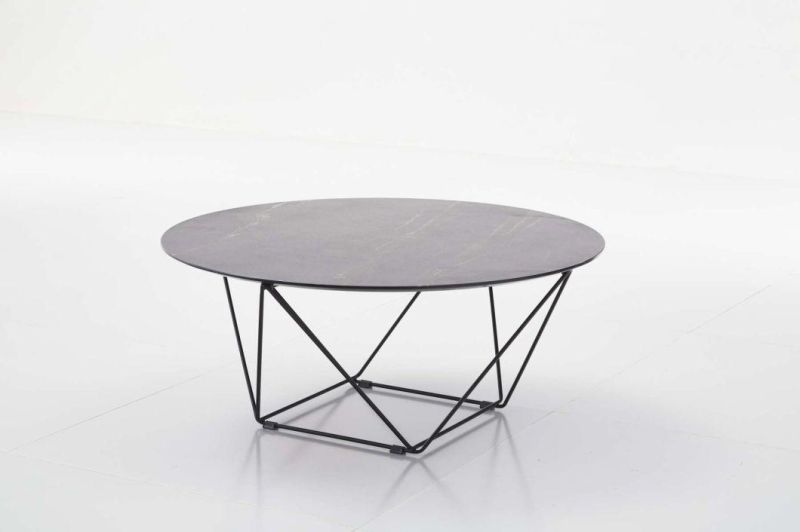 CT1500A Ceramic Top Coffee Table, Latest Italian Design Living Room Set in Home and Custom-Made