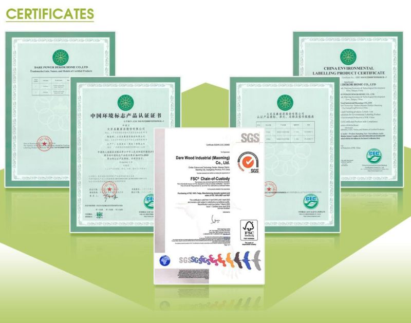 Widely Used Tempered Glass Hotel Furniture with ISO Certification