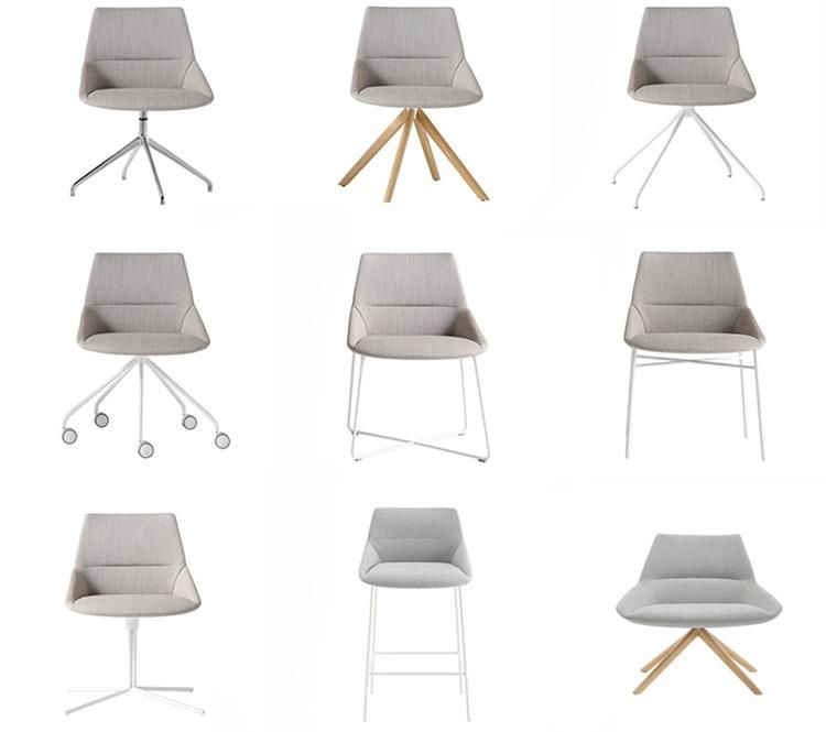 Custom Color Modern Office Furniture Fabric Sofa Chair Leisure Chair
