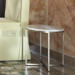 New Modern High Grade Champagne Stainless Steel Tea Table (NK-CTA004)