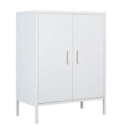 Steel Sideboard and Metal Cupboard Home Storage Cabinet Garage Organizer 3-Layers Cabinet