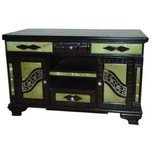 New Corner TV Unit Wood Entertainment Cabinet