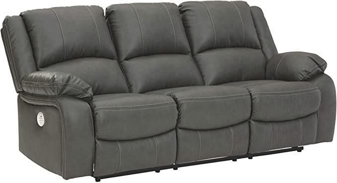 Jky Furniture Modern Design Air Breathable Leather Manual Recliner Sofa Set for (3+2+1) with Over-Filled Cushion and Customizable Drop Down Table