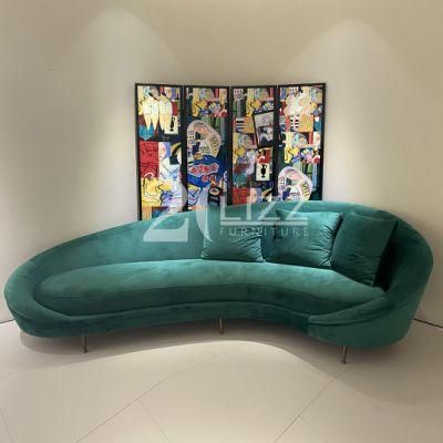 High End European Luxury Living Room Sofa Modern Fabric Leisure Couch