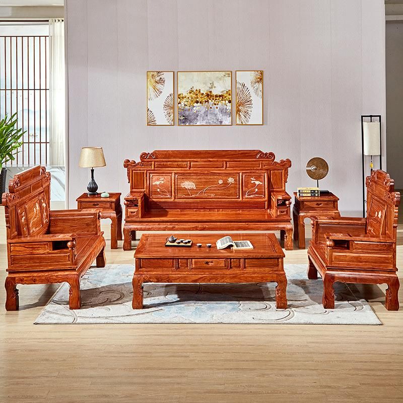 Hot Sales Other Furniture Sets Six-Piece Chinese-Style Solid Wood Living Room Set