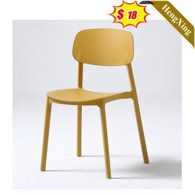 fashion Modern Comfortable Dining Room Furniture Stackable Plastic Kitchen Chair