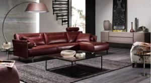 Home Furniture Modern Sectional Sofa with Leather Sofa Furniture