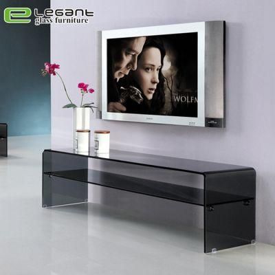 12mm Hot-Bending Glass TV Stand of Modern Style