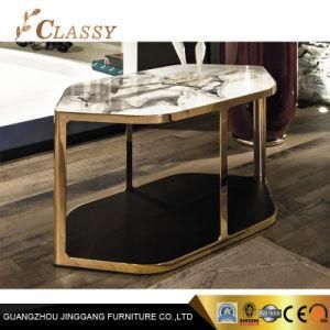 Luxury Modern Hotel Lobby Furniture Marble Coffee and Side Table
