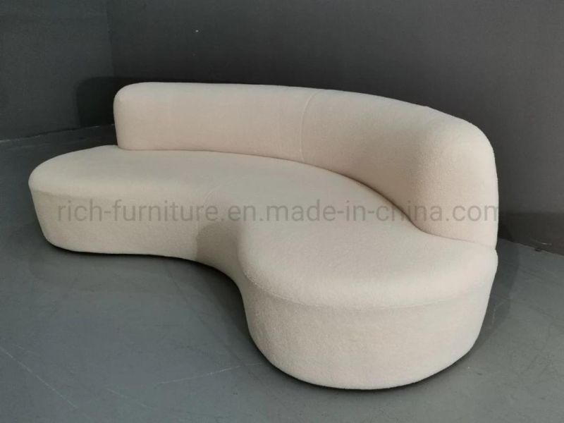 European Style Modern Home Furniture Golden Legs Velvet Sofa for Living Room Hotel Lobby