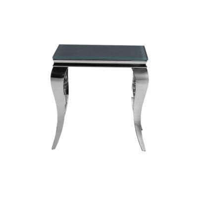 Chinese Wholesale Factory Price Competitive Price Side Table Indoor Stainless Steel Furniture Side Table