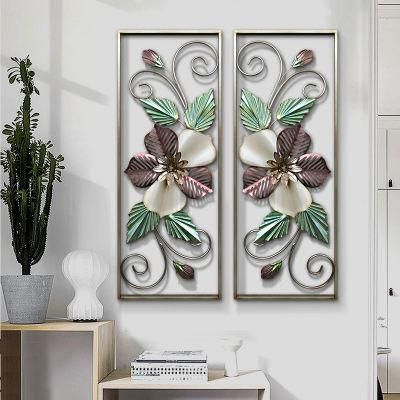 Metal Wall Hanging Flower for Living Room Nordic Home Decor