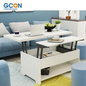Foldable Lift up Table Top Coffee Table for Living Room