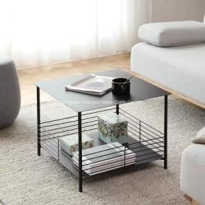 Minimalist Simple Coffee Table Square Storage Home Decoration Side Table