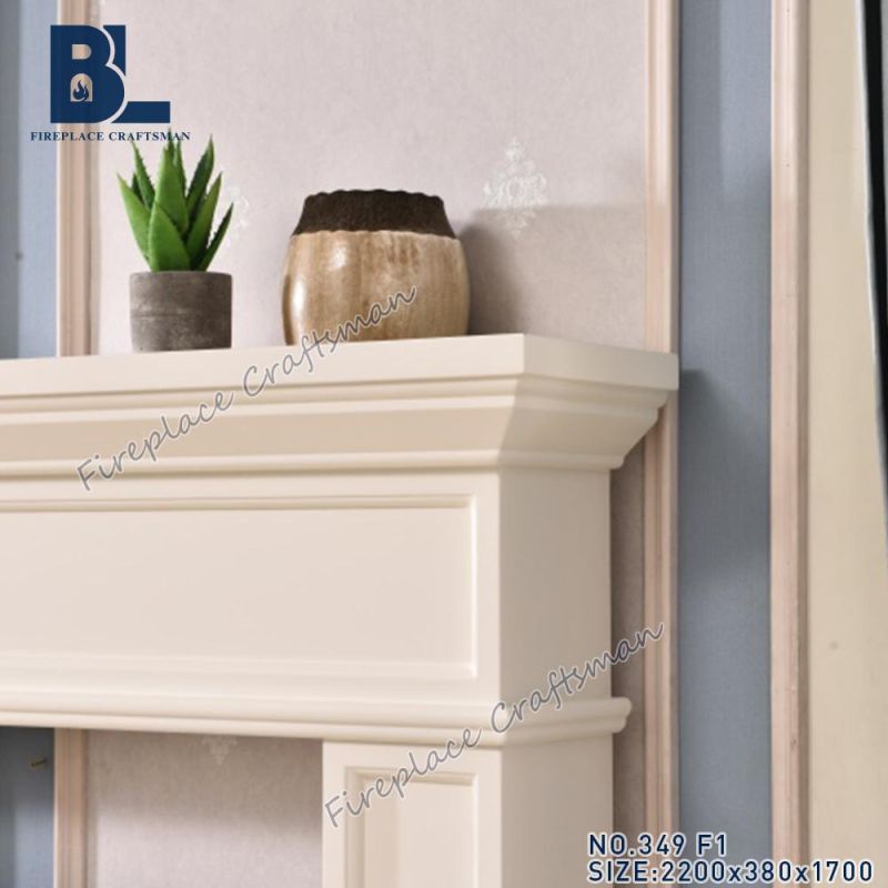 New Home Furnituire Farmhouse Media Cabinet Entertainment Center TV Stand Shelf with Wall (349)