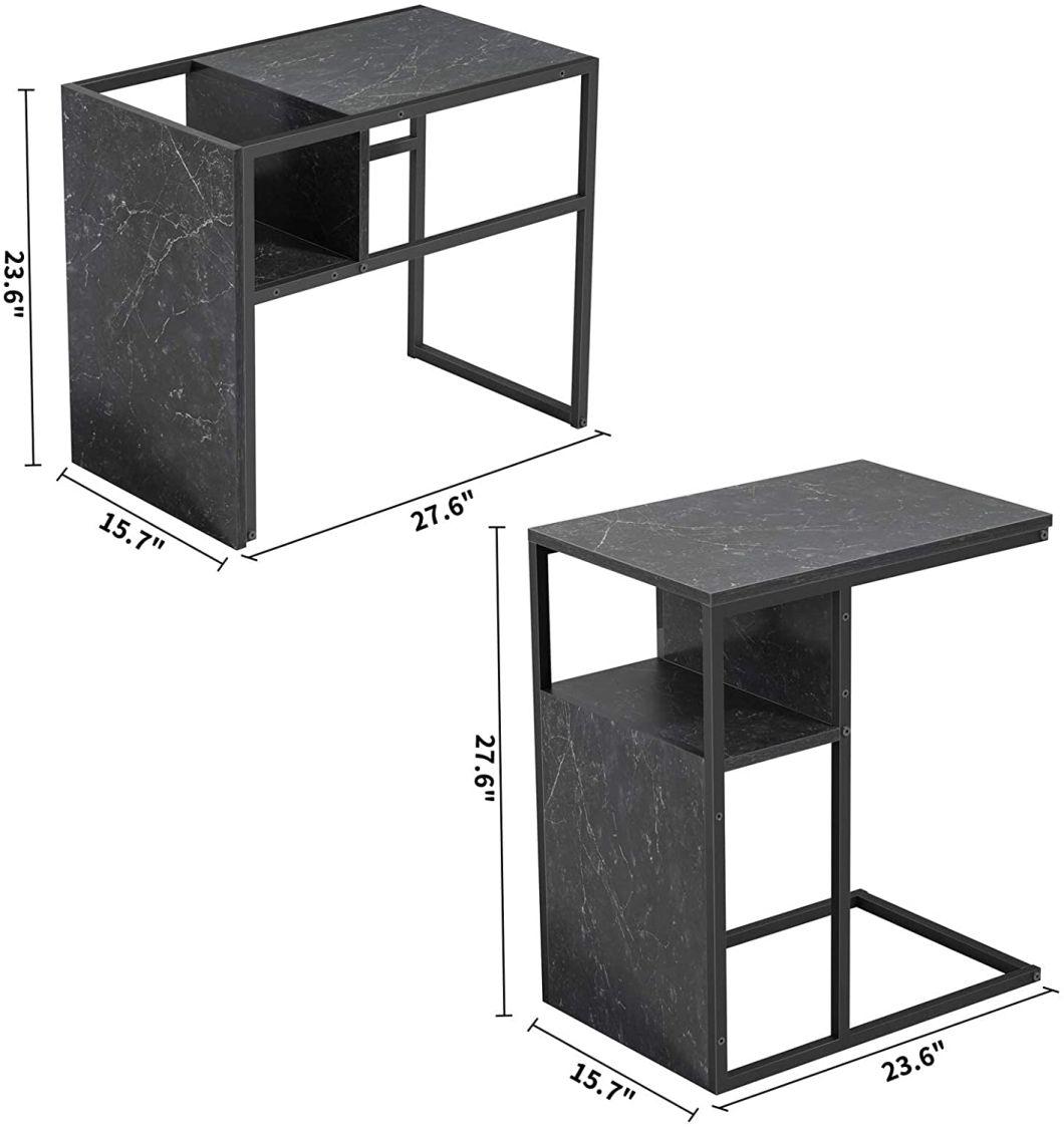 Retro Style Industrial Furniture Wood and Iron Bedside Table and Storage Cabinet for Living Room