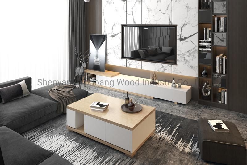 Modern Style Wholesale Modern Television Wall Wooden Luxury Media Console Living Room Furniture TV Stand TV Unit