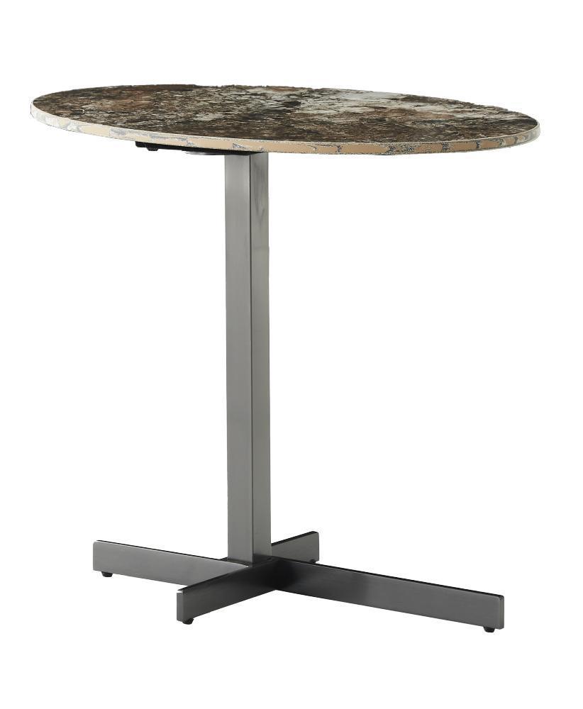 CT002 Side Table Ceramic Top, Modern Design Coffee Table Porcelain Slab Side Table Top